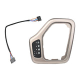 Maxbell Transmission Shifter Bezel 68413957AA Easy to Install for Jeep Cherokee Gold
