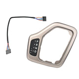Maxbell Transmission Shifter Bezel 68413957AA Easy to Install for Jeep Cherokee Gold