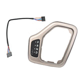 Maxbell Transmission Shifter Bezel 68413957AA Easy to Install for Jeep Cherokee Gold