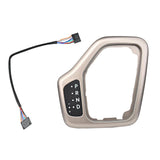 Maxbell Transmission Shifter Bezel 68413957AA Easy to Install for Jeep Cherokee Gold