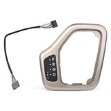 Maxbell Transmission Shifter Bezel 68413957AA Easy to Install for Jeep Cherokee Gold