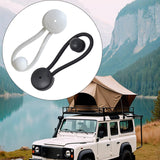 Maxbell Outdoor Bungee Loop Adjustment Multiuse Bungee Cord for Car Truck Boats White
