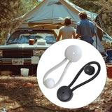 Maxbell Outdoor Bungee Loop Adjustment Multiuse Bungee Cord for Car Truck Boats White