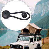 Maxbell Outdoor Bungee Loop Adjustment Multiuse Bungee Cord for Car Truck Boats Black