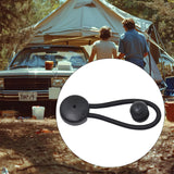 Maxbell Outdoor Bungee Loop Adjustment Multiuse Bungee Cord for Car Truck Boats Black