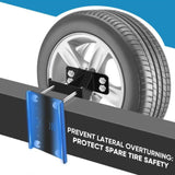 Maxbell Spare Tire Mount Bracket for Trailer Strong Load Bearing Sturdy without Lock