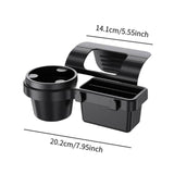 Maxbell Car Window Storage Box Drinks Holder for Keychain Items Cellphones Pens