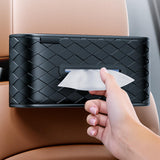 Maxbell Tissue Box Cover Rectangular Dispenser Automotive Car Napkin Holder Backseat
