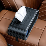Maxbell Tissue Box Cover Rectangular Dispenser Automotive Car Napkin Holder Backseat