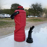 Maxbell Tank Small Backup Fuel Bottle Sturdy Portable Fuel Container Red