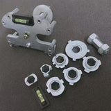 Maxbell Headlight Retrofit Tool Precision Drilling Accessory with Horizontal Bubbles