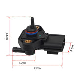 Maxbell Fuel Pressure Sensor Garage Spare 3F2E-9G756-aa for Ford F550 2005-2010