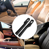 Maxbell 2Pcs Generic Car Seat Gap Filler Organizers Automotive Driver Passenger Side
