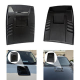 Maxbell Car Bonnet Scoop Hood Cover Engine Hood Decoration Cover Bright Black