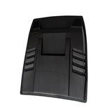 Maxbell Car Bonnet Scoop Hood Cover Engine Hood Decoration Cover Carbon Fiber Black