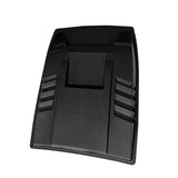 Maxbell Car Bonnet Scoop Hood Cover Engine Hood Decoration Cover Carbon Fiber Black