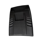 Maxbell Car Bonnet Scoop Hood Cover Engine Hood Decoration Cover Carbon Fiber Black