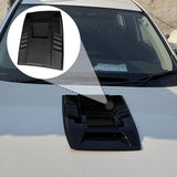 Maxbell Car Bonnet Scoop Hood Cover Engine Hood Decoration Cover Carbon Fiber Black