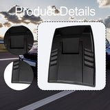 Maxbell Car Bonnet Scoop Hood Cover Engine Hood Decoration Cover Carbon Fiber Black