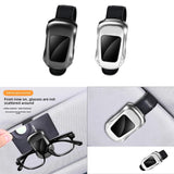 Maxbell Sunglasses Holder for Car Clamp Glasses Storage Clip for Automobile