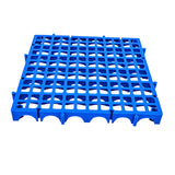 Maxbell Modular Interlocking Floor Tile Splicing 40x40x4 cm Square Holes Floor Grill Blue