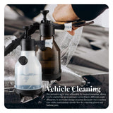 Maxbell 2L Car Wash Hand Foaming Sprayer Easy to Use Portable Foaming Sprayer Kettle Clear
