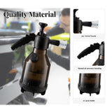 Maxbell 2L Car Wash Hand Foaming Sprayer Easy to Use Portable Foaming Sprayer Kettle Black