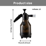 Maxbell 2L Car Wash Hand Foaming Sprayer Easy to Use Portable Foaming Sprayer Kettle Black