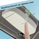 Maxbell Car Sun Visor Sunglasses Holder Sturdy Portable Vehicle Visor Accessories Beige