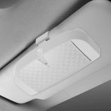 Maxbell Car Sun Visor Sunglasses Holder Sturdy Portable Vehicle Visor Accessories Gray