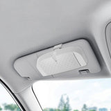 Maxbell Car Sun Visor Sunglasses Holder Sturdy Portable Vehicle Visor Accessories Gray