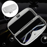 Maxbell Car Sun Visor Sunglasses Holder Sturdy Portable Vehicle Visor Accessories Gray