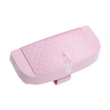 Maxbell Car Sun Visor Sunglasses Holder Sturdy Portable Vehicle Visor Accessories Pink