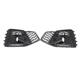 Maxbell Front Bumper Fog Light Covers for LH Rh Side Lamp Grills for Audi