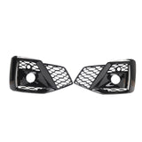 Maxbell Front Bumper Fog Light Covers for LH Rh Side Lamp Grills for Audi
