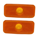 Maxbell 2Pcs Side Marker Turn Light Sturdy Directly Replace for MK7 MK6 Vehicle