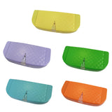Maxbell Glasses Box for Car Sun Visor Decor Organizer for Vehicle Auto Interior Yellow