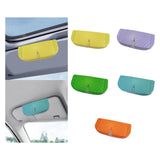 Maxbell Glasses Box for Car Sun Visor Decor Organizer for Vehicle Auto Interior Yellow