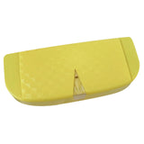 Maxbell Glasses Box for Car Sun Visor Decor Organizer for Vehicle Auto Interior Yellow