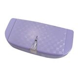 Maxbell Glasses Box for Car Sun Visor Decor Organizer for Vehicle Auto Interior Purple