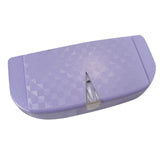 Maxbell Glasses Box for Car Sun Visor Decor Organizer for Vehicle Auto Interior Purple