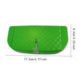 Maxbell Glasses Box for Car Sun Visor Decor Organizer for Vehicle Auto Interior Green