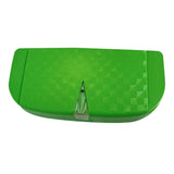 Maxbell Glasses Box for Car Sun Visor Decor Organizer for Vehicle Auto Interior Green