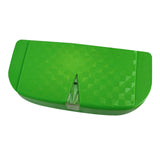 Maxbell Glasses Box for Car Sun Visor Decor Organizer for Vehicle Auto Interior Green