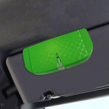 Maxbell Glasses Box for Car Sun Visor Decor Organizer for Vehicle Auto Interior Green