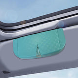 Maxbell Glasses Box for Car Sun Visor Decor Organizer for Vehicle Auto Interior Blue