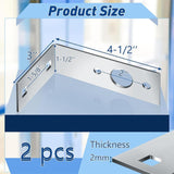 Maxbell 2x Trailer Light Brackets Tail Lights Mounting Bracket Metal Easy to Install