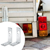 Maxbell 2x Trailer Light Brackets Tail Lights Mounting Bracket Metal Easy to Install