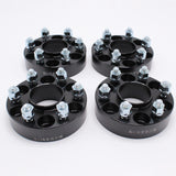 Maxbell 4x 35mm Hubcentric Wheel Spacers Black Accessories for Nissan NP300 D40