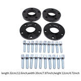 Maxbell Wheel Spacers Vehicles Automotive Accessories Easy to Install Repair 5x112mm